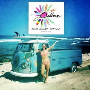 Odina Eco Surf Style Custom Stickers Printed by StickerGiant
