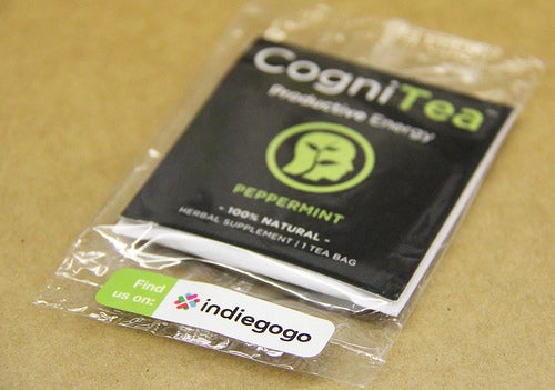 Custom Printed Sticker Labels for CogniTea printed by StickerGiant
