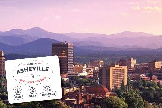 Sponsored-Stickers-WordCamp-Asheville-2016-custom-printed-at-StickerGiant
