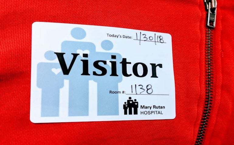 Matte Labels help visitors to Mary Rutan Hospital feel welcomed