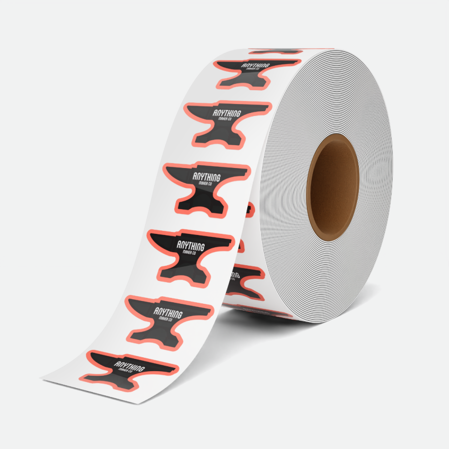 Tissue Paper & 5 Stickers Customizable Design With Your Logo 