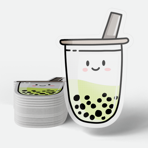 Die Cut Custom Stickers With Crack And Peel Back Order Now